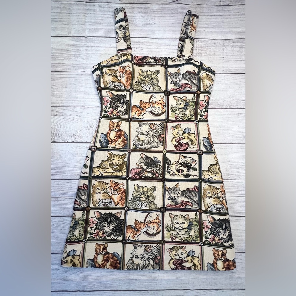 Cider Women’s Cat Sundress Size M
